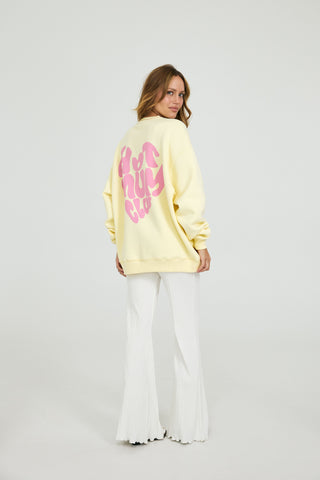 Oakleigh | OV Pullover Hot Mum Club Zitrone