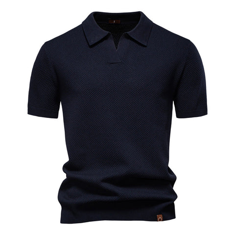 Eirik | Strukturiertes Polo-Shirt Herren - Perfektes Business Polo für Men's Winter Outfits