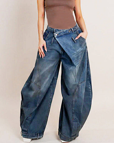 Girly | Vintage Weitbeinjeans