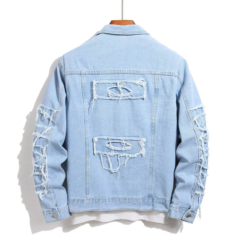 Fray | Stylische Denim-Jacke mit Distressed-Details