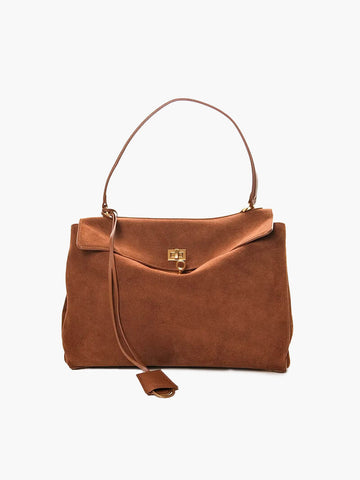 Aira | Elegante Wildleder Handtasche - Professionelle Business Handtasche Damen
