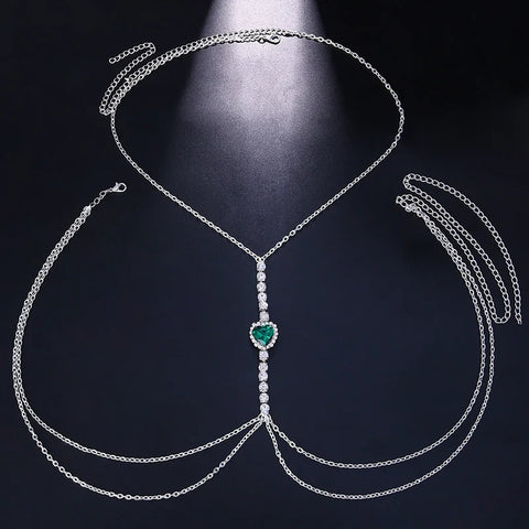 Maria | Heart Chest Kette