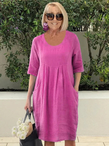 Doas | Elegantes Kleid Mit Tasche