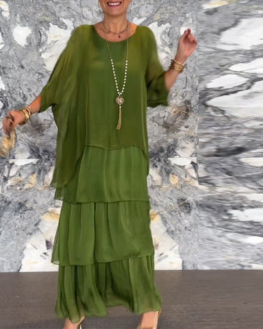 Megumi | Kleid im lockeren Kunststil