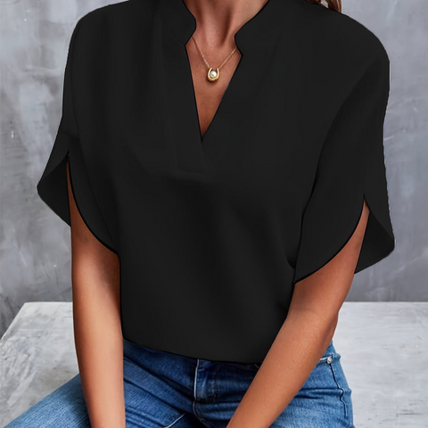 Freddie | Stylische elegante Bluse - Leichte Business Bluse für Damenmode