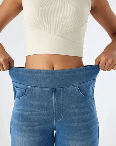 Greta | Bequeme Hose mit Gummizug - Stretch Hose für Fashion Trends