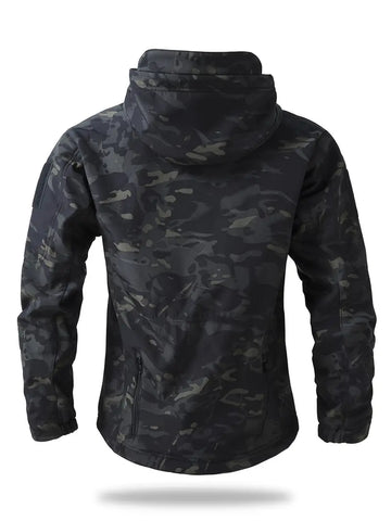 Thorben | Stylische Winterjacke Herren - Sportlich Elegante Tarnjacke
