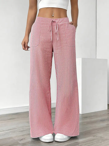Claude | Elegante gestreifte Hose mit Taschen
