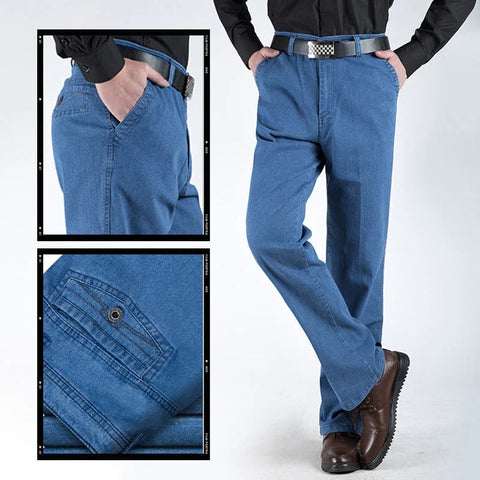 Javier | Herren Jeans mit gerader Passform und hoher Taille