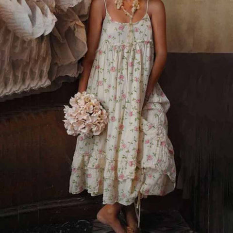 Ean | Barbara Bloem Maxi Kleid - Mühelose Eleganz