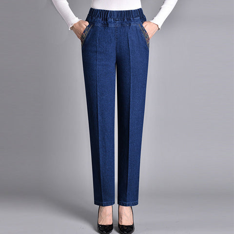 Clara | Weit geschnittene Jeans mit warmem Innenfutter