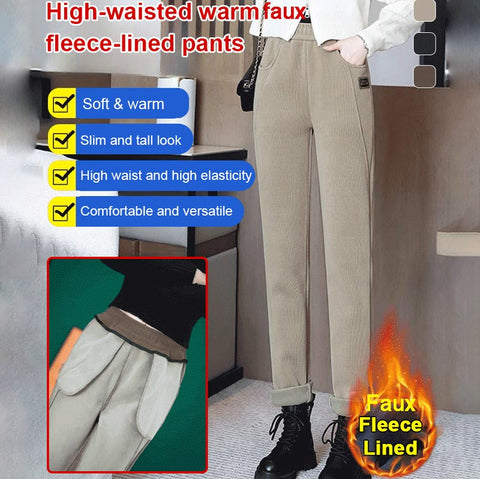 Erin | Warmhose mit hohem Bund und Wollfutter