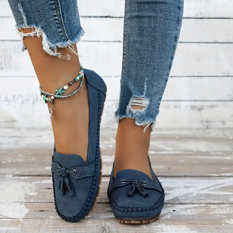 Rosalinda | Stylische Mokassins Damen - Bequeme Vintage Mokassins für den Alltag