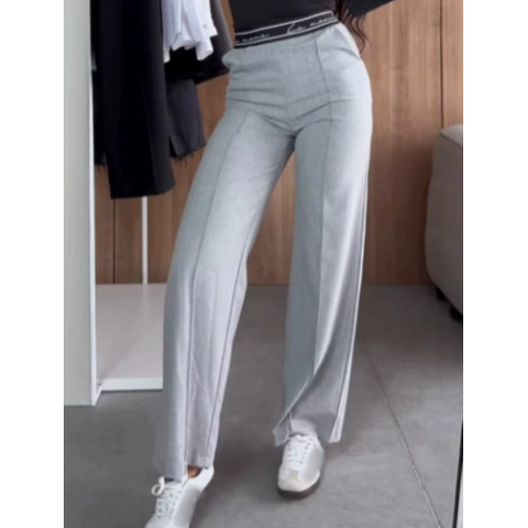 Gisela | Einfarbige Drapierhose für Damen