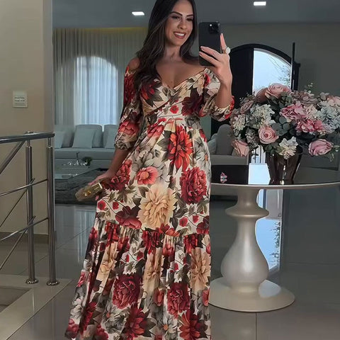 Mayson | Stylisches Kleid - Trendy Floral Print für Female Fashion