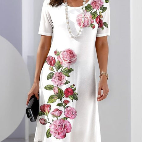 Leonard | Leichtes Sommerkleid mit 3D-Druck