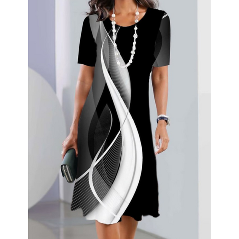 Salla | Damenkleid mit 3D-Druck