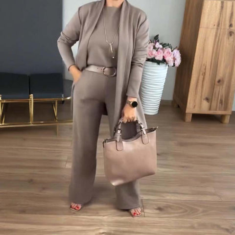Payton | Langer Cardigan Business Elegance - Perfektes Winteroutfit für Frauen