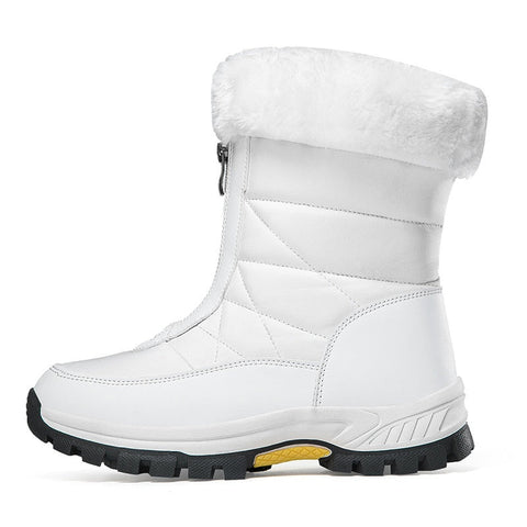 Halsey | Elegante Winterstiefel Damen - Warme Reißverschluss-Stiefel für fashion trends