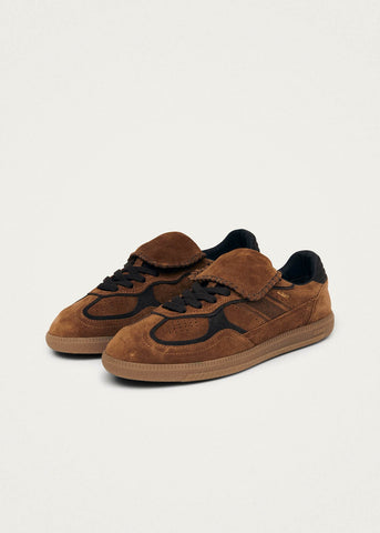 Jude | Braune Ledersneaker Herren - Modische Suede Sneaker für kreative Berufe