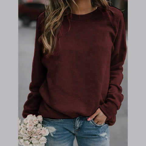 Joella | Stilvolles, bequemes Sweatshirt mit Rundhalsausschnitt
